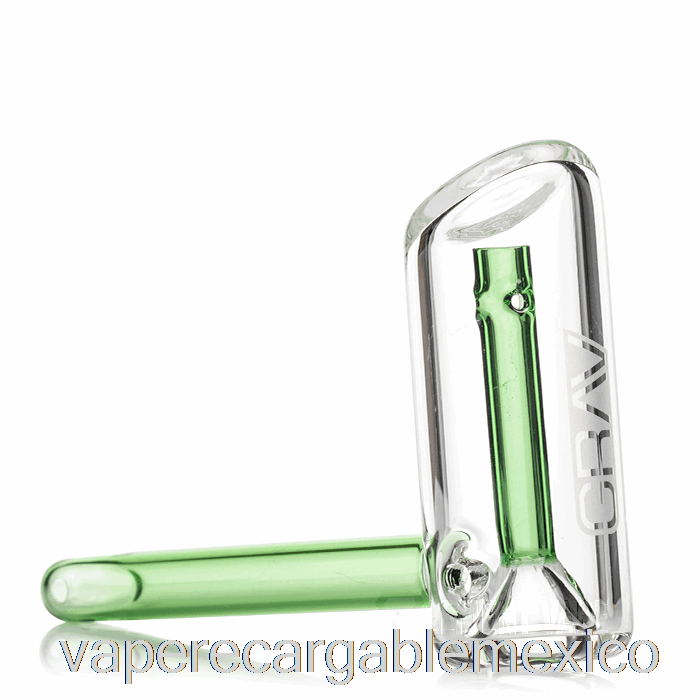 Vape Recargable Grav Mini Martillo Burbujeador Acento Verde